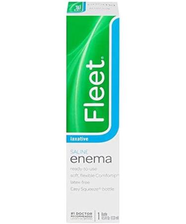 Fleet Enema Saline Ready to Use 4.5 oz - 6 Pack | Gentle & Effective Relief - Buy Online on GoSupps.com