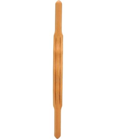 Massage Tab Scooter | Beech Wood GUA SHA Tool for Neck & Back | Lymphatic Drainage Massager & Anti-Cellulite Wooden Body Roller - Buy Online on GoSupps.com