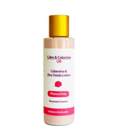 Calm and Calamine UK | Calamine Lotion for Irritated Itchy Skin 150ml | Phenol Free Calamine and Zinc Oxide Lotion