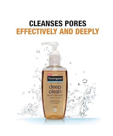 Buy N.eutro gen Deep Clean Gentle Facial Cleanser | 200ml | Alcohol-Free | 2x Glycerin | Dermatologist Tested | Normal to Oily Skin | International Shipping Available - Buy Online on GoSupps.com