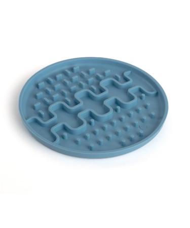 Bonameco Slip mat - leak mat for dogs & cats supports healthy digestion anti -slip design & easy to clean - Slow feeder (mini blue) Mini blue