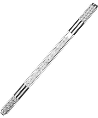 Angoily 4pcs Pen Needle Handheld Needles Eyebrow Microblading Portable Acrylic Holder Women Tool Tattoos 14.7x1.7cmx4pcs Whitex4pcs - Buy Online on GoSupps.com