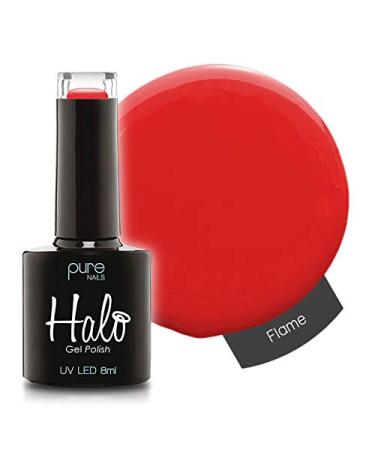 Halo Gel Polish *Full Range 8ml* **CHOOSE YOUR COLOUR(S)** (Flame N2822) Flame N2822 8 ml (Pack of 1)