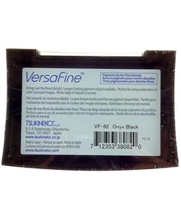 Tsukineko Full-Size VersaFine Instant Dry Pigment Ink Pad - Onyx Black - Buy Online on GoSupps.com
