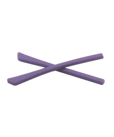 Eyeglass holder eyeglass temples replacement temples for eyeglass temples non-slip ear hook 1 pair of purple silicone eyeglass end tips ear sock pieces eyeglass replacement tips for flat thin metal eyeglass legs