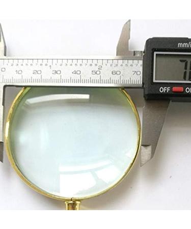 Magnifying Glass 20 Times HD Reading Identification Handheld Portable Copper Handle Made in China - Buy Online on GoSupps.com