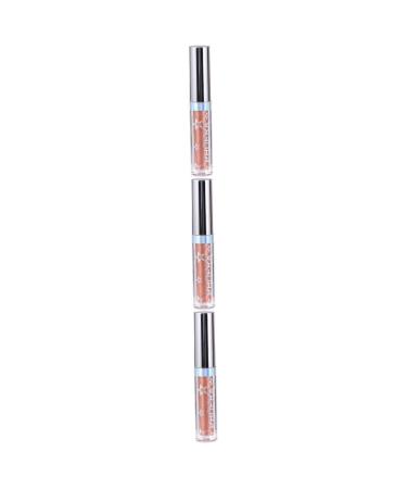 Mipcase 3pcs Light Pink Eyeshadow Glow Liquid Eye Shadows Pigments Women Makeup Eyeliner Pearlescent
