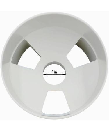 Sailing Golf Hole Cup 4 inch White Plastic | ABS Golf Green Cups Set with 10pcs 3-1/4inch Tees - Ideal for Golf Practice - Buy Online on GoSupps.com