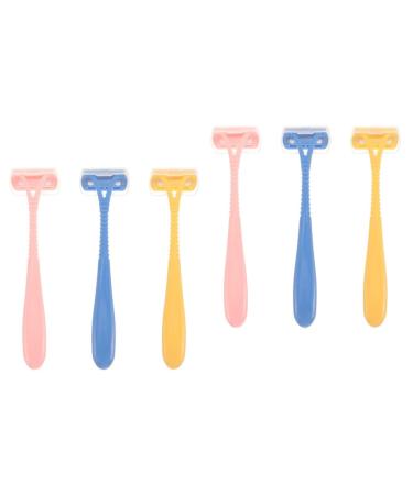 Fomiyes 6 STK Manual hair removal knife female trimmer woman hair remover for girls bikinizone razor manual body razor beauty razor hairpise travel disposable ABS