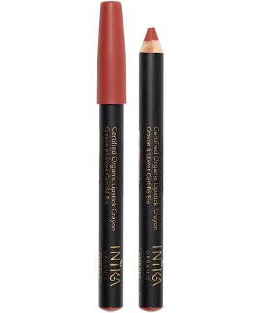 INIKA Organic Chili Red Lipstick Crayon 0.11 OZ