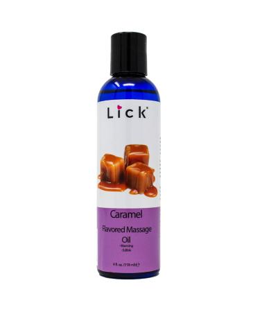 Caramel Flavored Massage Oil for Massage Therapy - Relaxing Muscle Massage for Men and Women with Natural Vitamin e Oil with Aromatherapy Oils for Skin use - Essential moisturizing Body Oils 4 oz