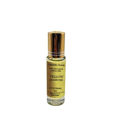 Fragrance Perfume Oils Yellow Diamond Parfum Roll On Body Oil for Women (12ml) - Buy Online on GoSupps.com