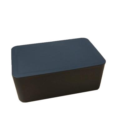 Black Dispenser with Lightweight Napkin Cases Easy Open & Close Utility Tissue Holder Storage Box