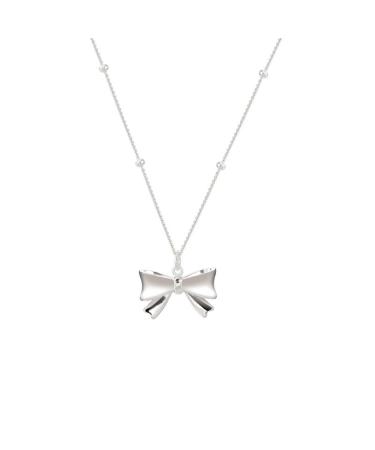 OralGos Filigree necklace with bow with sparkling crystals 10