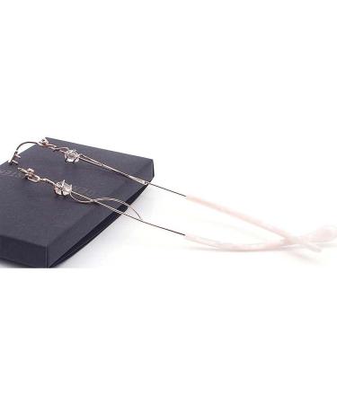 Wekiva Glasses Replacement Bars - Rimless Spare Arms with 2-Hole Brackets & Rhinestone Brass Pink - High-Quality Glasses Spare Parts for International Shipping - Buy Online on GoSupps.com