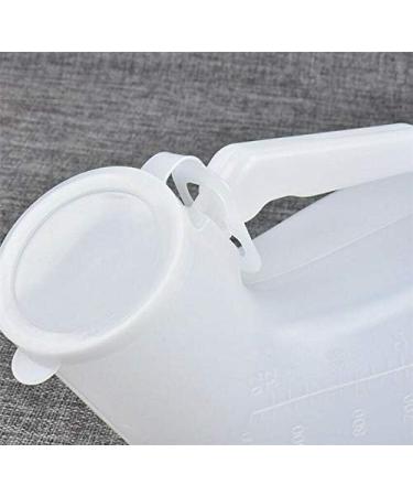2-Pack Thick Firm Male Urinal with Lid - Portable Urinals for Men - Seneme Urine Collection for Hospital, Home, Incontinence - 32oz/1000mL - Buy Online on GoSupps.com