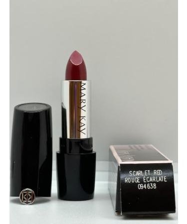 MK Lipstick (Scarlet Red Semi-Shine) Scarlet Red 0.13 Ounce (Pack of 1)