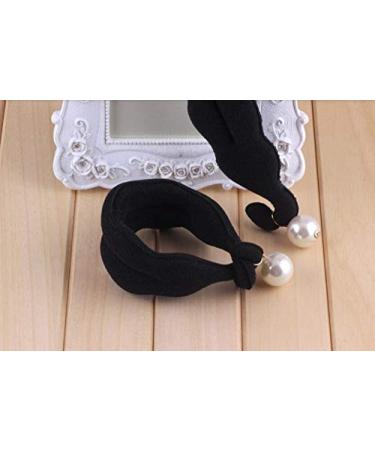 Ericotry 2x Black Pearl Foam Sponge & Twist-Shaper Hair Needle Clip - Ultimate Hair Styling Accessories for Women & Girls - Buy Online on GoSupps.com