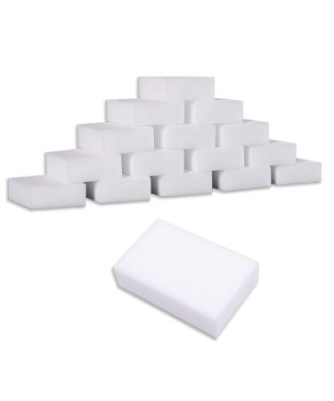 Magic Sponges Cleaning Eraser 50 Pack Melamine Sponge Foam Pads Multi-Functional Household Cleaning Kitchen Dish Sponge for Furniture Bathroom Bathtub Sink Floor Baseboard Wall Cleaner 50pcs 3.93x2.36x0.79in