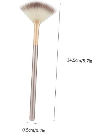 Housoutil 1 Set Set Makeup Brush Set Powder Brush Wood Handle Brush Nylon Brush Eyebrow Comb Eyebrow Brush Foundation Aluminum Tube Wooden Handle Brush Travel Major White 14.5X0.5cm White - Buy Online on GoSupps.com