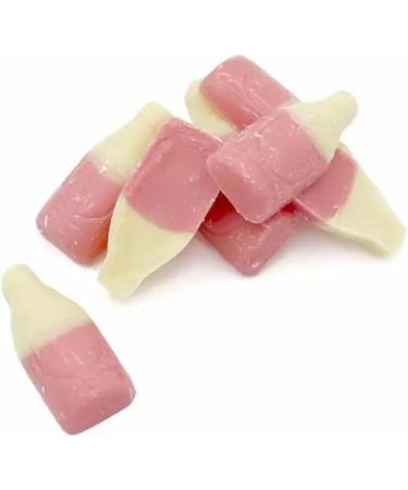 Chocolate Strawberry Shakes Sweets - Strawberry and cream flavoured candy in a fun bottle shape (2kg) - Buy Online on GoSupps.com