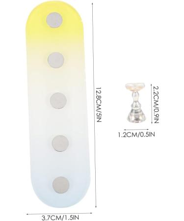 SOESFOUFU 1 Set Nail Practice Holder Beauty Nail Display Decorative Nail Racks Convenient Nail Stands Practice Nail Stands Nail Art Convenient Nail Racks Creative Nail Holders 12.8x3.7cm As Shown - Buy Online on GoSupps.com