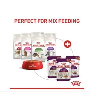 Royal Canin Sensory Feel in Gravy Wet Cat Food for Picky Cats 85g (Pack of 48) - Buy Online on GoSupps.com