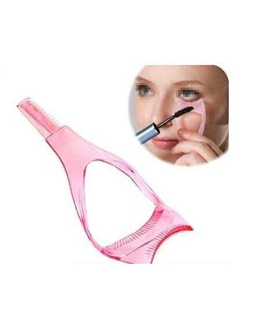 2Pcs Pink Blue 3-in-1 Makeup Eyelash Tools - Mascara Protector Applicator & Comb | Perfect Cosmetic Tool for Upper & Lower Lashes - Buy Online on GoSupps.com