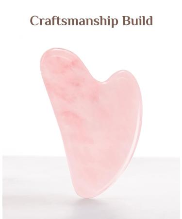 Colorfarm Gua Sha Facial Tools for Face & Eye Puffiness Relief - 100% Jade & Rose Quartz Stones - Buy Online on GoSupps.com