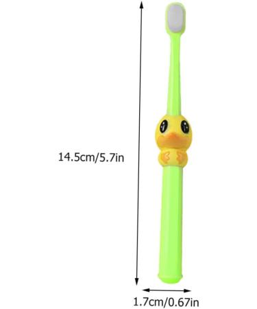 Shop Healvian Cartoon Baby Toothbrush - 4 Pack Nano Travel Toothbrushes for Kids & Adults - Buy Online on GoSupps.com