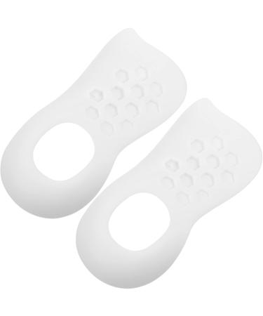 Mobestech Arch Support Insoles - 4 Pairs Foot Pads for O/X Type Leg Correction - TPR White Foot Sleeves for Improved Comfort - Buy Online on GoSupps.com