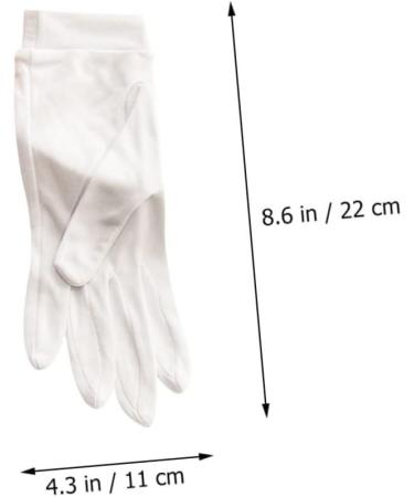 Angoily Mittens 1 Pair Grooming Gloves Knit Gloves Hand Accessory Dry Hands Lotion Moisturizing Gloves Multi-Function Lotion Gloves Beauty Products Multifunction White Silk White Mittens - Buy Online on GoSupps.com