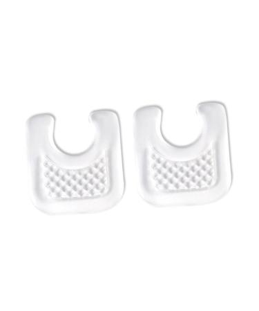 Gatuida 6 Pairs Comales Callus Pads for Toes Shoe Cushion Insoles Calluses Blisters Shoes Stickers Soft Gel Callus Cushion Pads U Shaped Foot Pads Prevention High Heel Corn