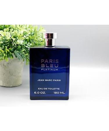 Paris Bleu Platinum by Jean Marc Paris JUMBO Size Eau de Toilette Spray 6 fl oz - Buy Online on GoSupps.com