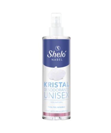 Shelo Nabel Kristal Unisex Deodorant - 100% Natural & Hypoallergenic for Sensitive Skin - 8.96 fl oz | International Shipping Available - Buy Online on GoSupps.com