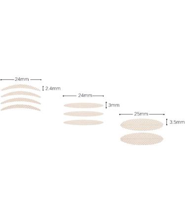 OSALADI 1 Set Double Eyelid Sticker Women Eyelid Tape Invisible Eye Strip Eye Beauty Tape Female Eyelid Sticker Double Sided Adhesive Tape Eye Beauty Patch Cosmetics Adhesive Strip Natural - Buy Online on GoSupps.com