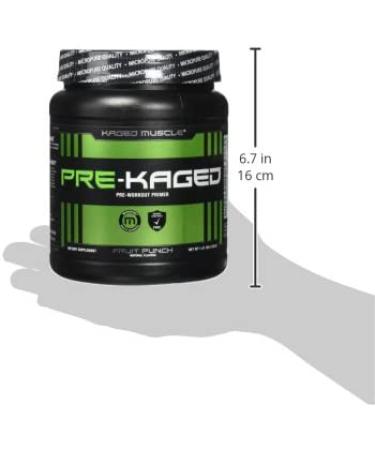 KAGED MUSCLE Pre Workout Powder for Men & Women - Intense Energy, Focus & Pumps - Fruit Punch Flavor - 20 Servings - Buy Online on GoSupps.com