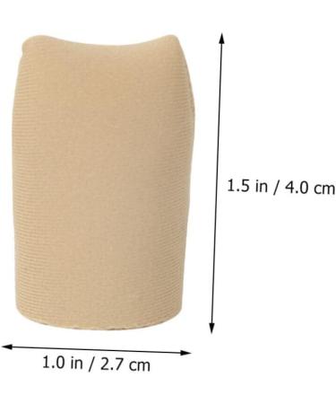 Silicone Toe Sleeves 2 Pairs - Pinky Toe Guards for Sneaker Toe Protection - Buy Online on GoSupps.com