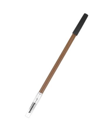 Mikinona Portable Eyebrow Non-smudging Home Women Makeup Wood Pencil Wooden for 1 count (Pack of 1) Coffee