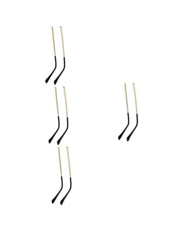 Lurrose 4 pairs of glasses band fossil glasses frame arms bras BHS sunglasses sunglasses stall glasses glasses glasses glasses arm leg gold legs metal goldenx4stk 14x3cmx4pcs