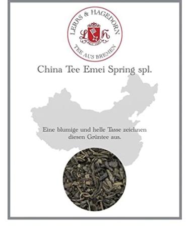 Lerbs & Hagedorn Lerbs & Hagedorn China Tea Emei Spring Spl. | Clear Floral Cup 250g (approx 20 Litres) Green Tea
