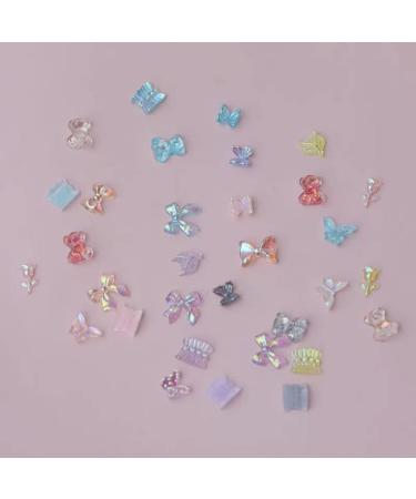 100 Pcs 3D Nail Art Decoration Resin Rhinestone Glitter Mix Styles - Nail Charms & Accessories | GBSTORE - Buy Online on GoSupps.com