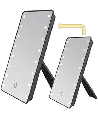 GERALD Oversized LED with Lamp Desktop Vanity Mirror Artifact Desktop Mirror Illuminated XL Beauty Mirror - Buy Online on GoSupps.com
