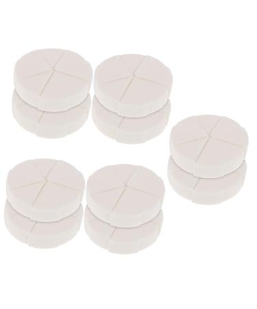 minkissy 10 Sets Triangular Sponge Puff Wedge Shape Makeup Sponge Concealer Puff Wedge Makeup Foundation Sponge Puff Triangle Puff Cosmetic White Girl Face Loose Powder