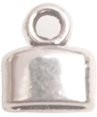 100PCS Antiqued Silver Metal Cord End Caps for Leather Art - ChangJin One Box - Buy Online on GoSupps.com