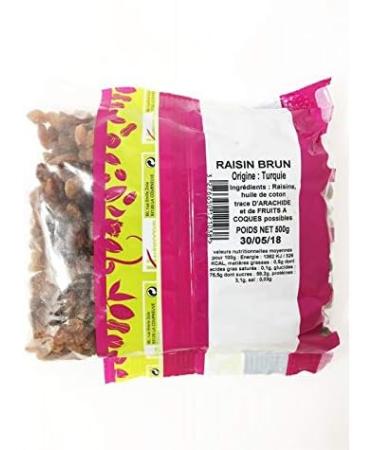 PROFRUIT - Brown Raisins 500G - Pack of 4 - Free Shipping - Buy Online on GoSupps.com