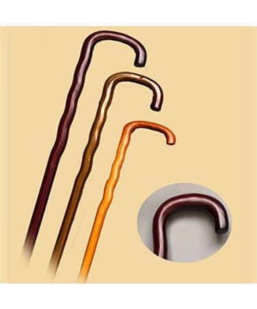 Disabled&Elderly Lightweight Non-Slip Solid Wood Canes Men&Women Hiking Wood Walking Sticks Mountaineering Crutch-92cm powerfully - Buy Online on GoSupps.com