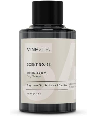 VINEVIDA  4oz  Nag Champa Fragrance Oil for Soap Making Scents for Candle Making  Perfume Oils  Soy Candles  Home Scents Oil Diffusers  Bath Scent Bomb Oils  Linen Spray  Lotions  Car Freshies 4 Fl Oz (Pack of 1)