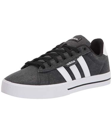 adidas Men's Daily 3.0 Skate Shoe 8 Core Black/Cloud White/Core Black