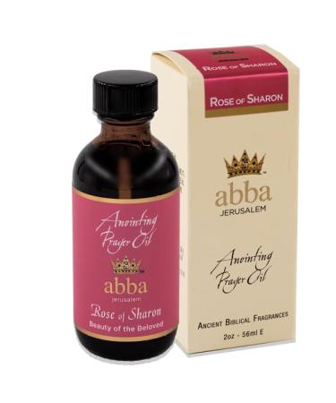 ABBA Oil Rose of Sharon 2oz Bottle ANOINTING Oil in Gift Box - ABBA Jerusalem